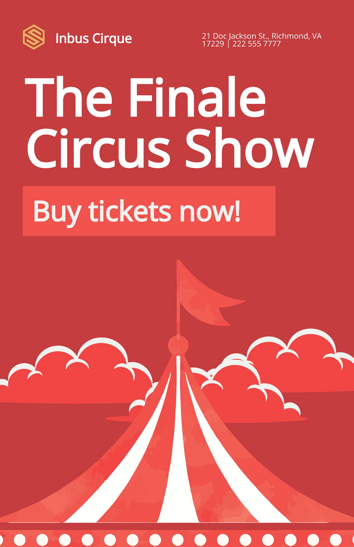 Free Red Circus Poster Template to Edit Online Free Red Circus Poster Template to Edit Online