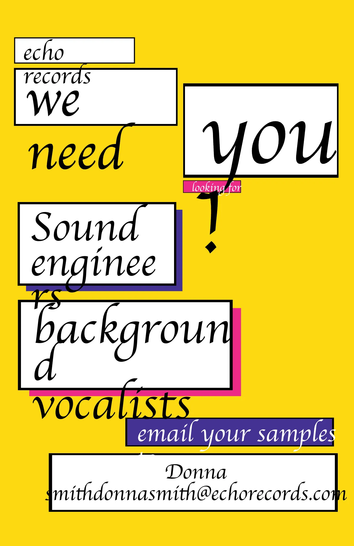 Free Creative Job Poster Template to Edit Online Free Creative Job Poster Template to Edit Online