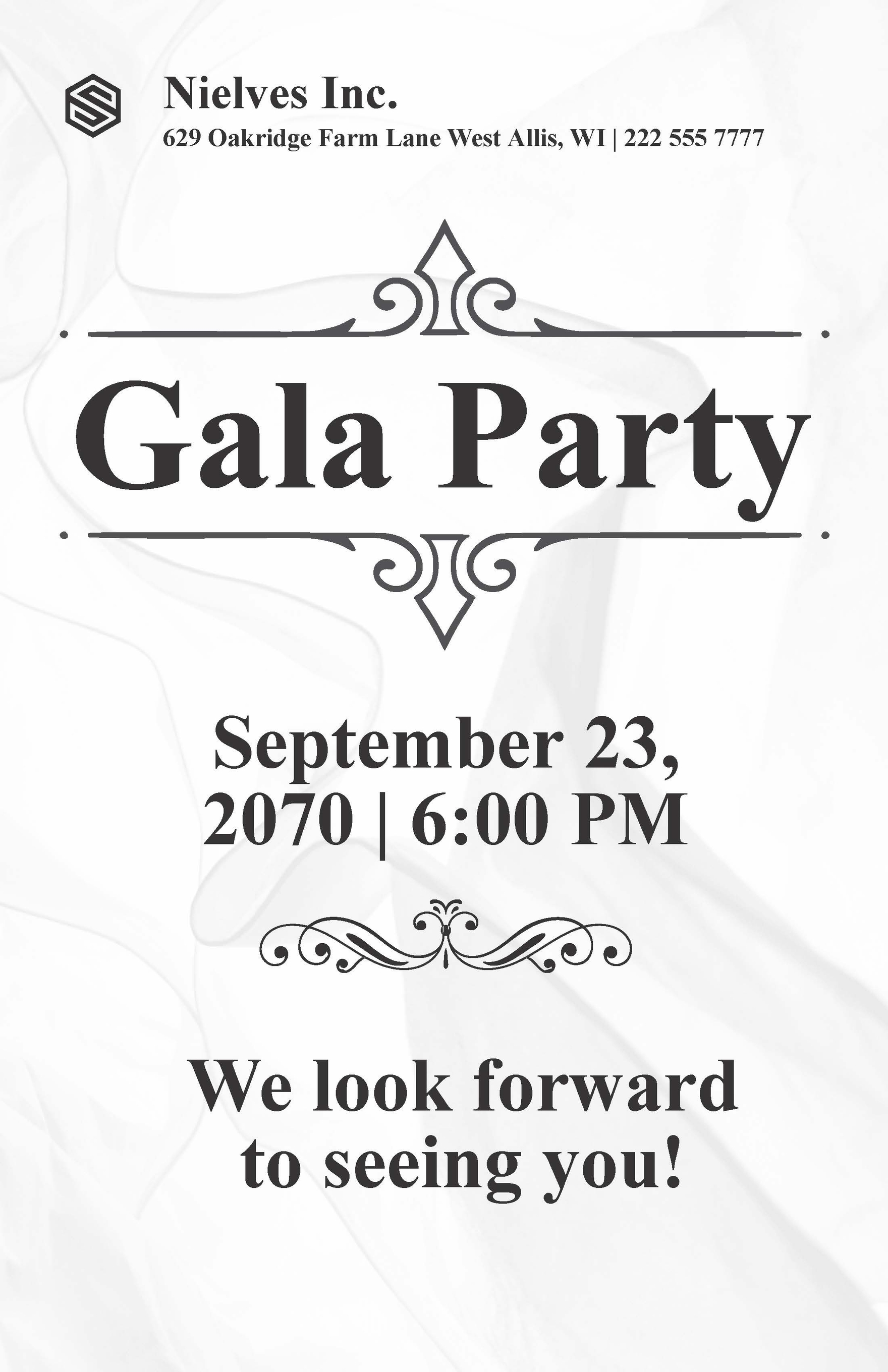 Simple Gala Poster Template in Illustrator, PSD, Word, Publisher, Google Docs, Pages - Download | Template.net Simple Gala Poster Template in Illustrator, PSD, Word, Publisher, Google Docs, Pages - Download | Template.net