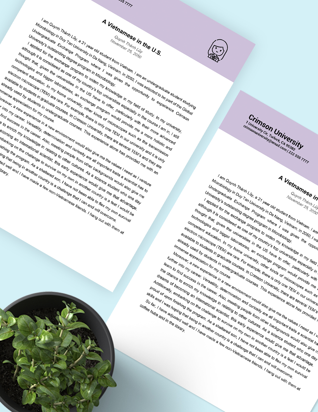 Exchange Student Self Introduction Essay Template in Word, Google Docs, Pages - Download | Template.net