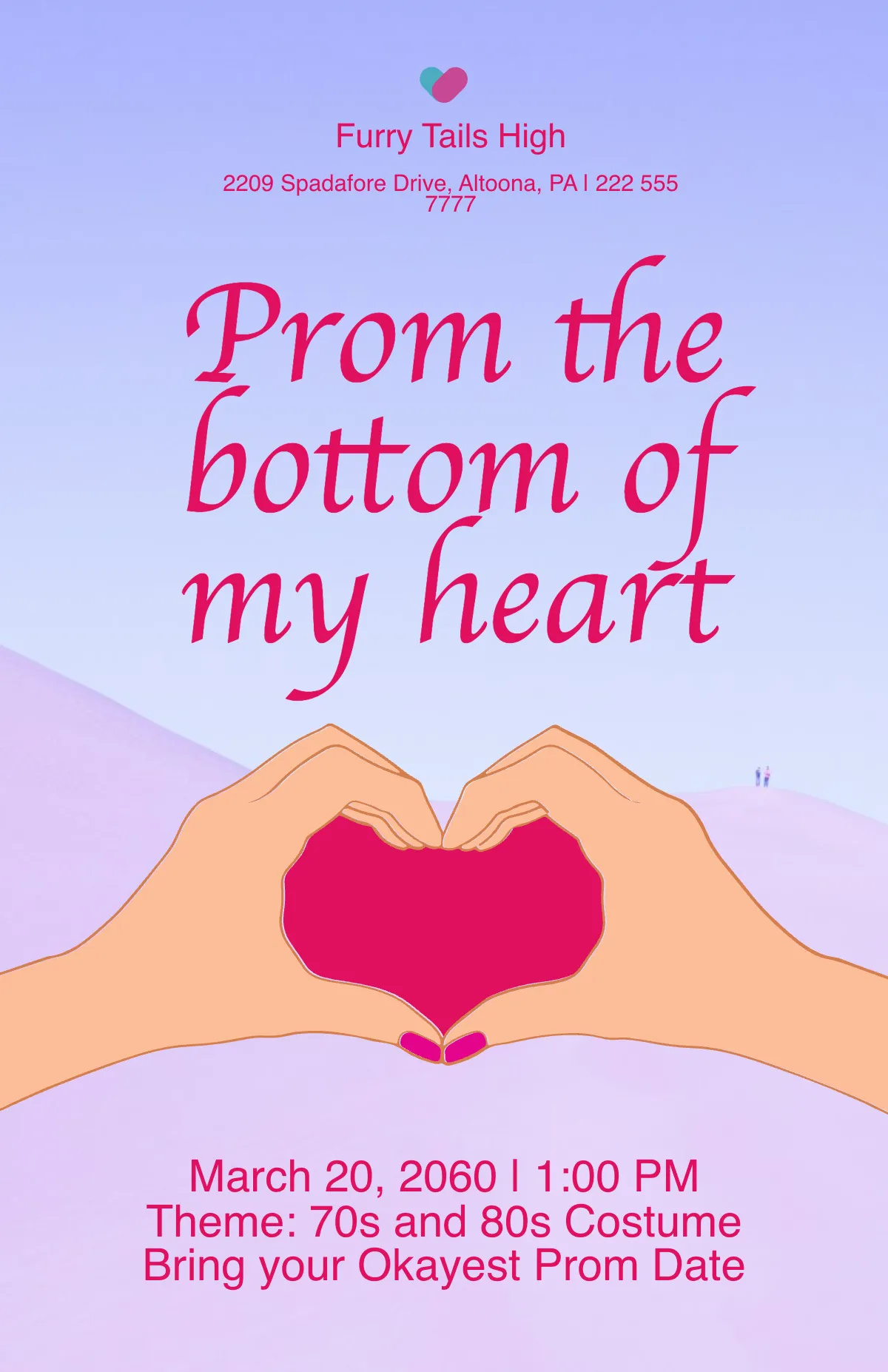 Free Funny Prom Poster Template to Edit Online Free Funny Prom Poster Template to Edit Online