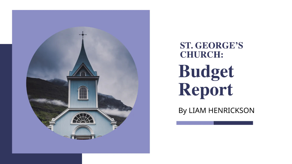 Free Church Budget Presentation Template to Edit Online Free Church Budget Presentation Template to Edit Online