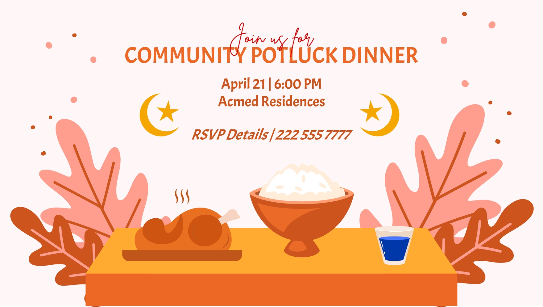 Ramadan Invitation Background Ramadan Invitation Background