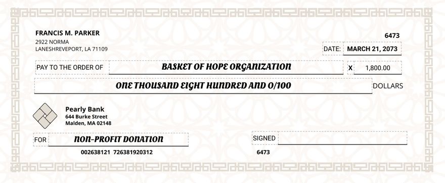 Giant Check Template Giant Check Template