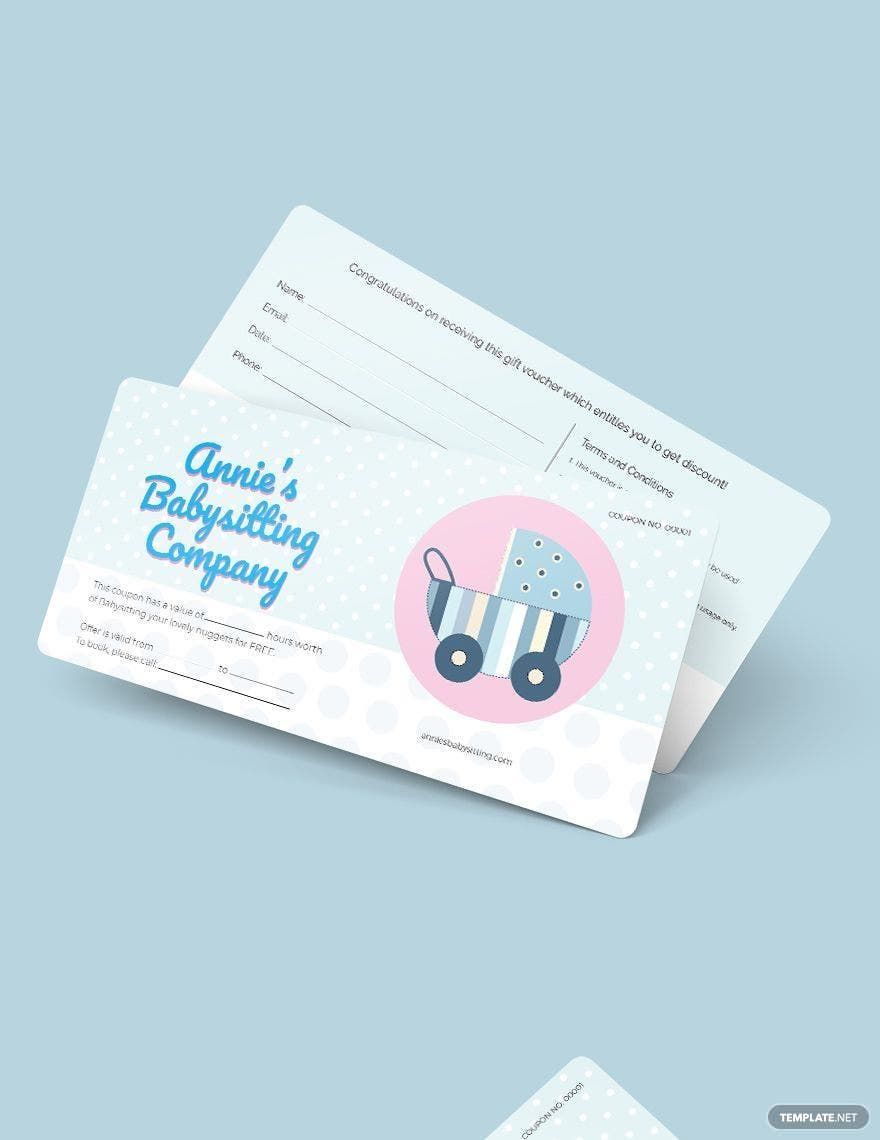 Babysitting Coupon Template Babysitting Coupon Template