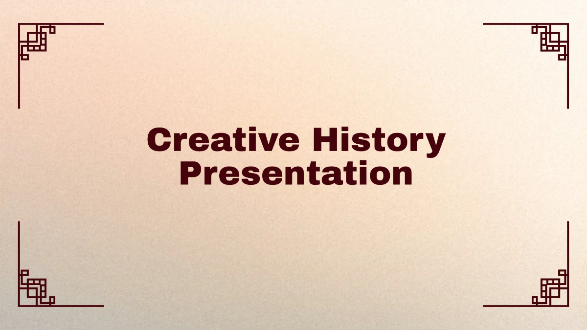 Free Creative History Presentation Template to Edit Online Free Creative History Presentation Template to Edit Online
