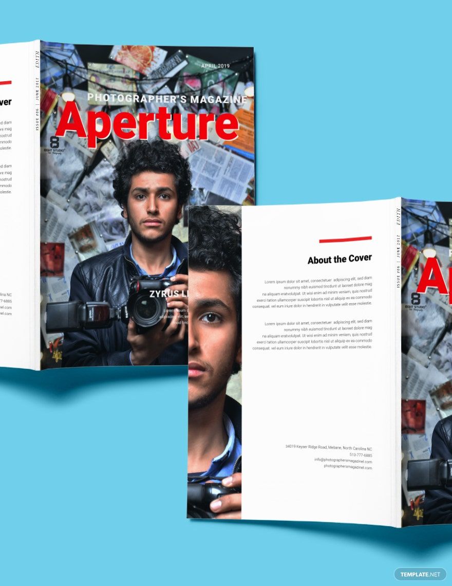 Photographer Magazine Template in InDesign, PSD - Download | Template.net Photographer Magazine Template in InDesign, PSD - Download | Template.net