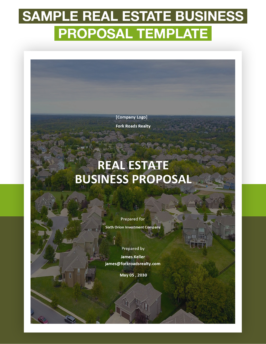 Sample Real Estate Business Proposal Template in Word, PDF, Pages, Google Docs - Download | Template.net Sample Real Estate Business Proposal Template in Word, PDF, Pages, Google Docs - Download | Template.net