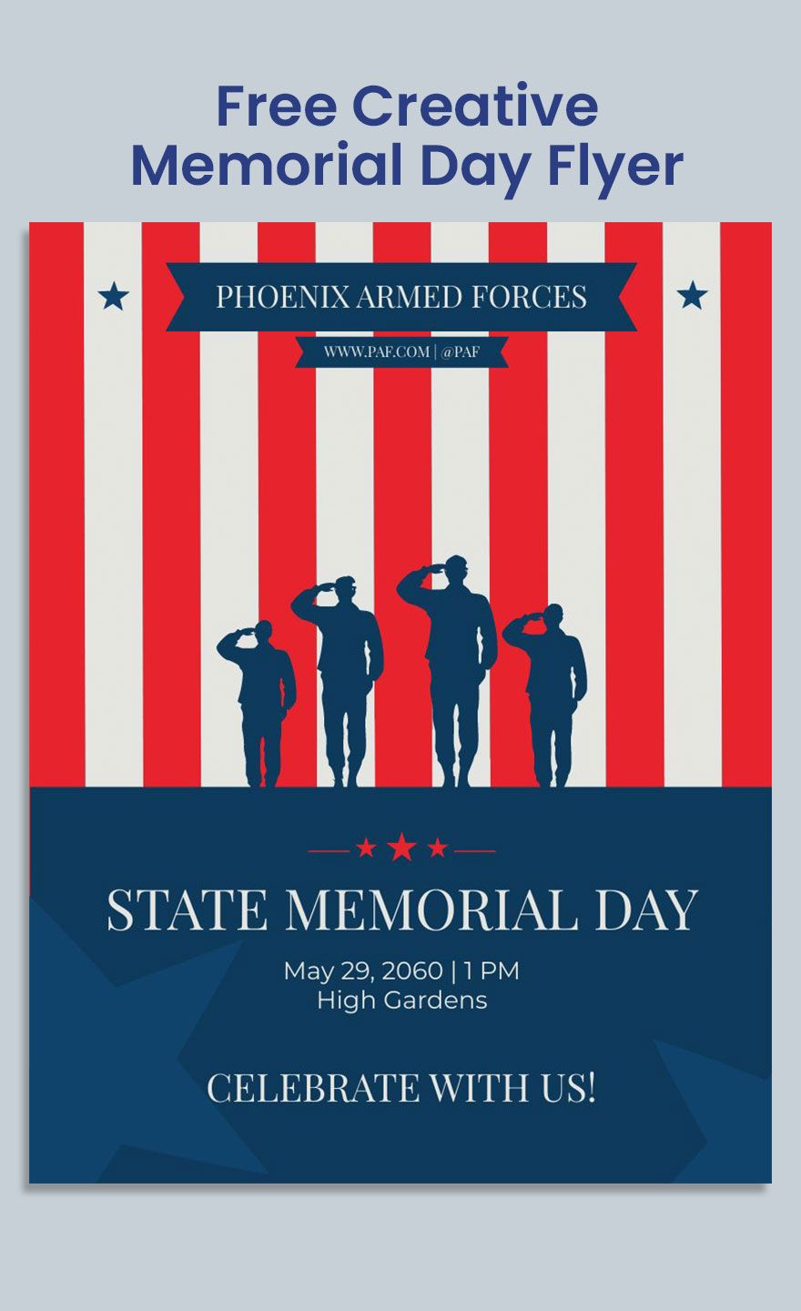 Creative Memorial Day Flyer Creative Memorial Day Flyer