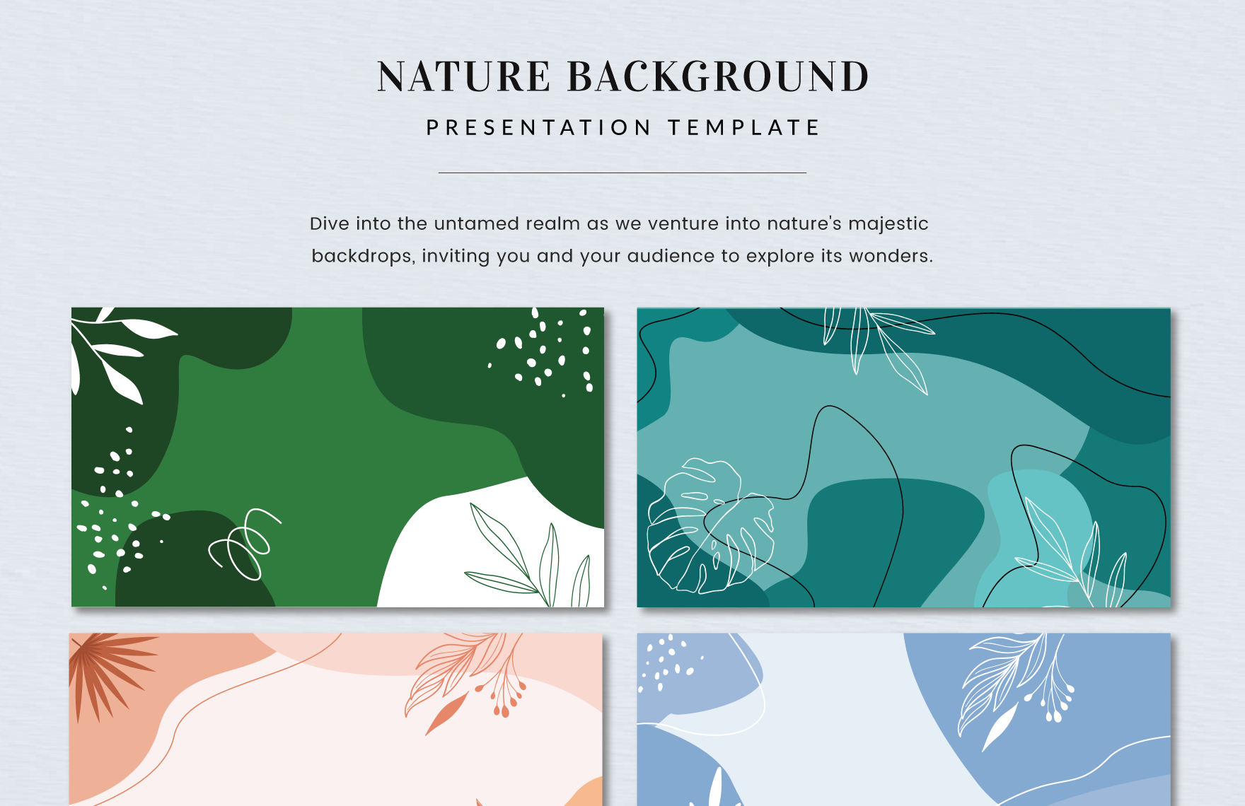 Nature Background Presentation in EPS, Illustrator, SVG, JPEG, PNG, PowerPoint, PDF, Google Slides, Apple Keynote - Download | Template.net Nature Background Presentation in EPS, Illustrator, SVG, JPEG, PNG, PowerPoint, PDF, Google Slides, Apple Keynote - Download | Template.net
