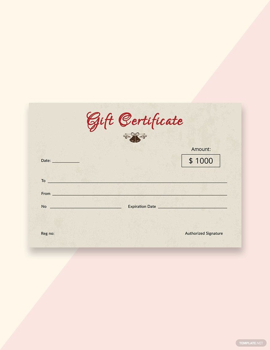 Vintage Christmas Gift Certificate Template in Publisher, Pages, PSD, Word, Google Docs - Download | Template.net Vintage Christmas Gift Certificate Template in Publisher, Pages, PSD, Word, Google Docs - Download | Template.net