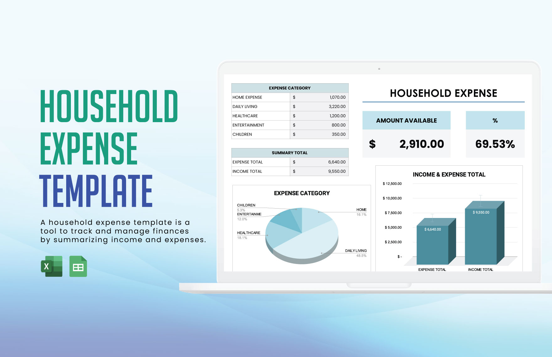 Household Expense Template Household Expense Template