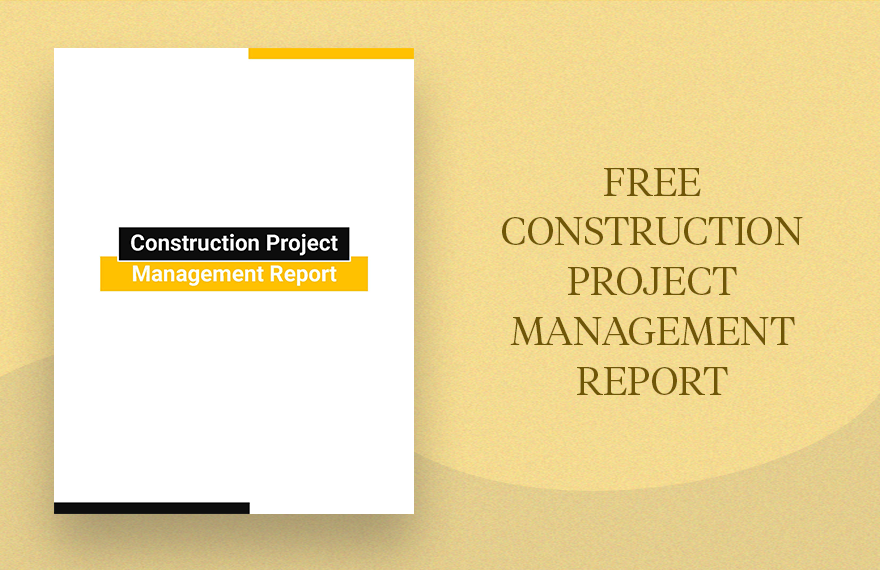 Construction Project Management Report Template Construction Project Management Report Template