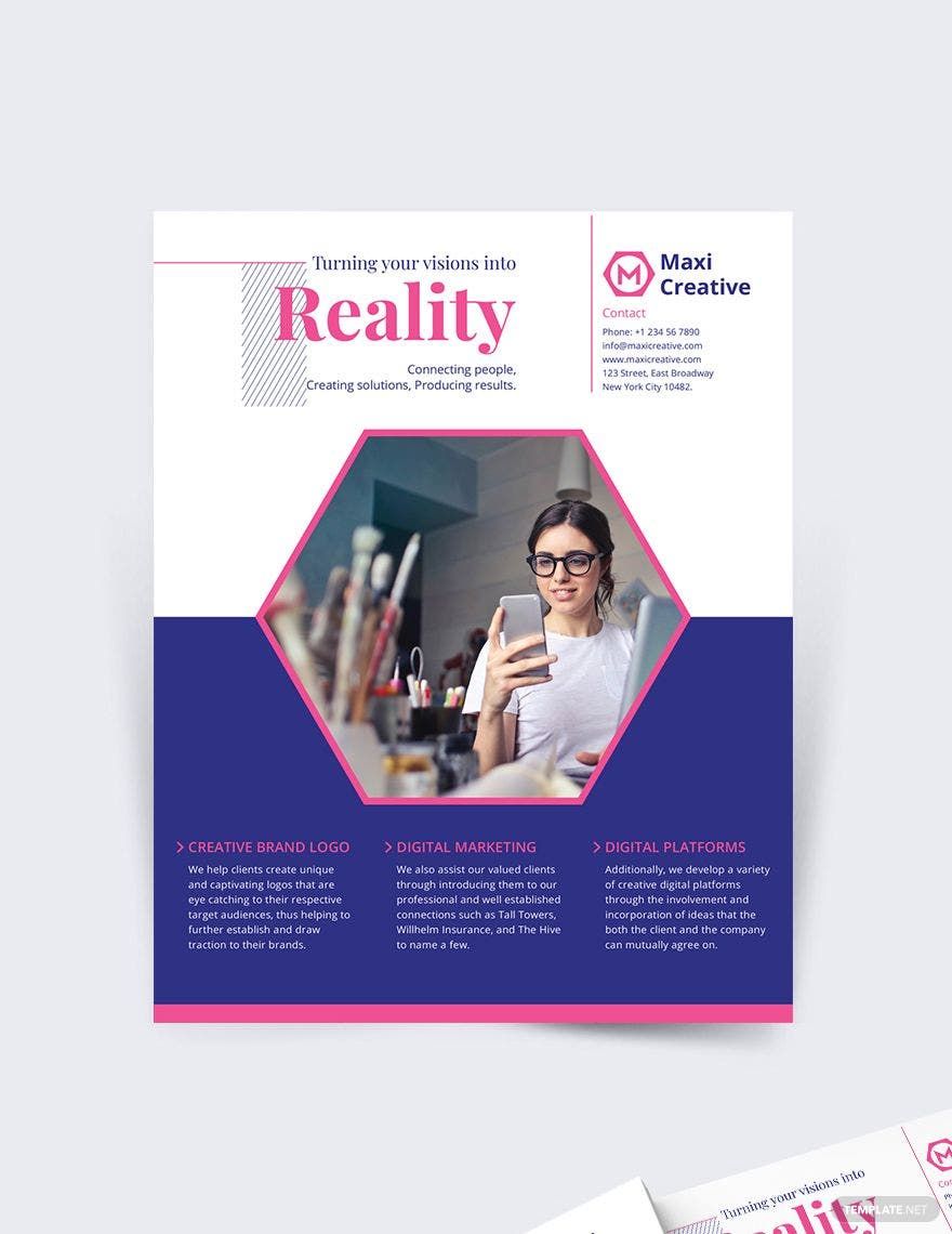 Creative Agency Flyer Template Creative Agency Flyer Template