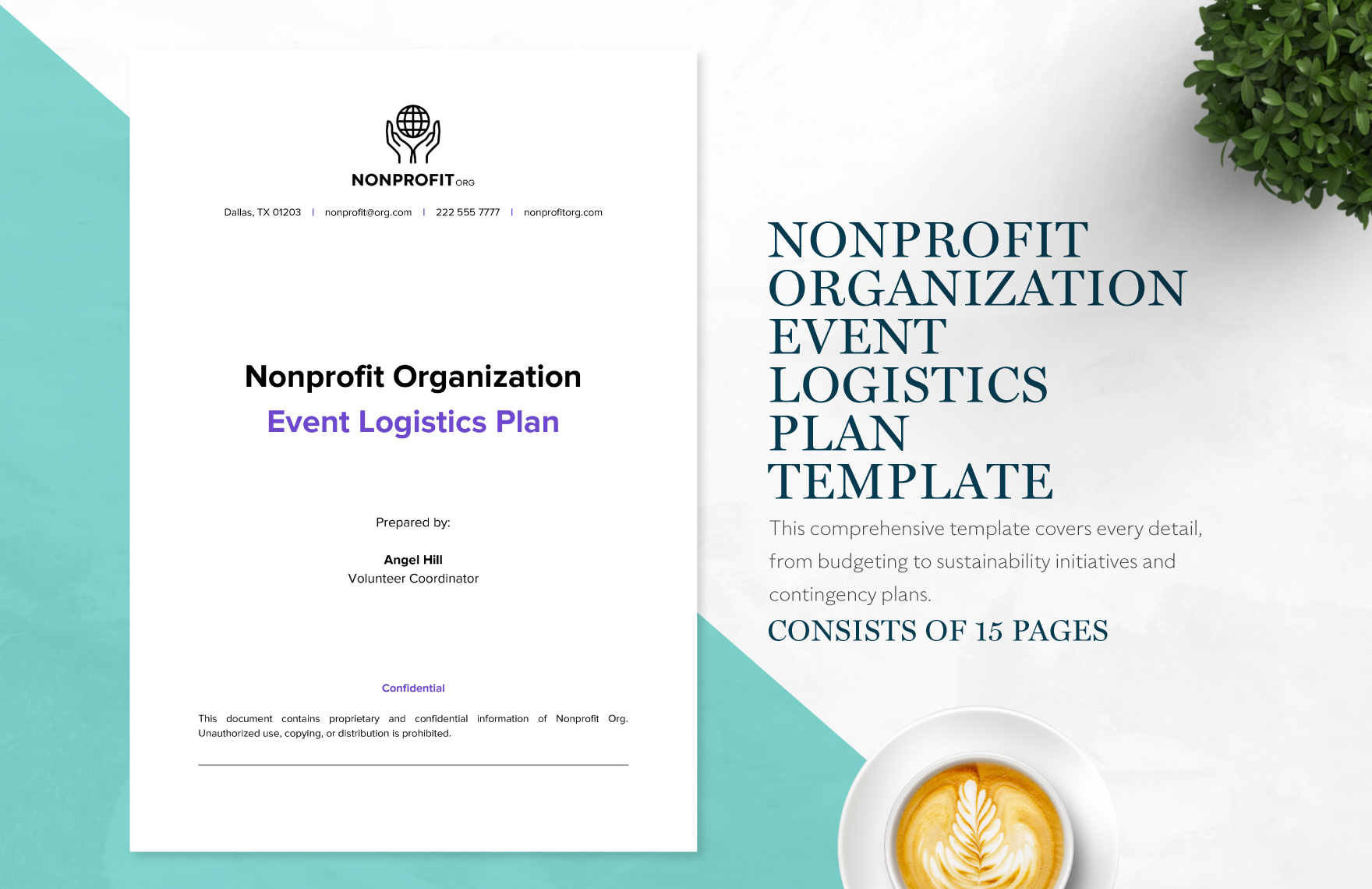 Nonprofit Organization Event Logistics Plan Template Nonprofit Organization Event Logistics Plan Template