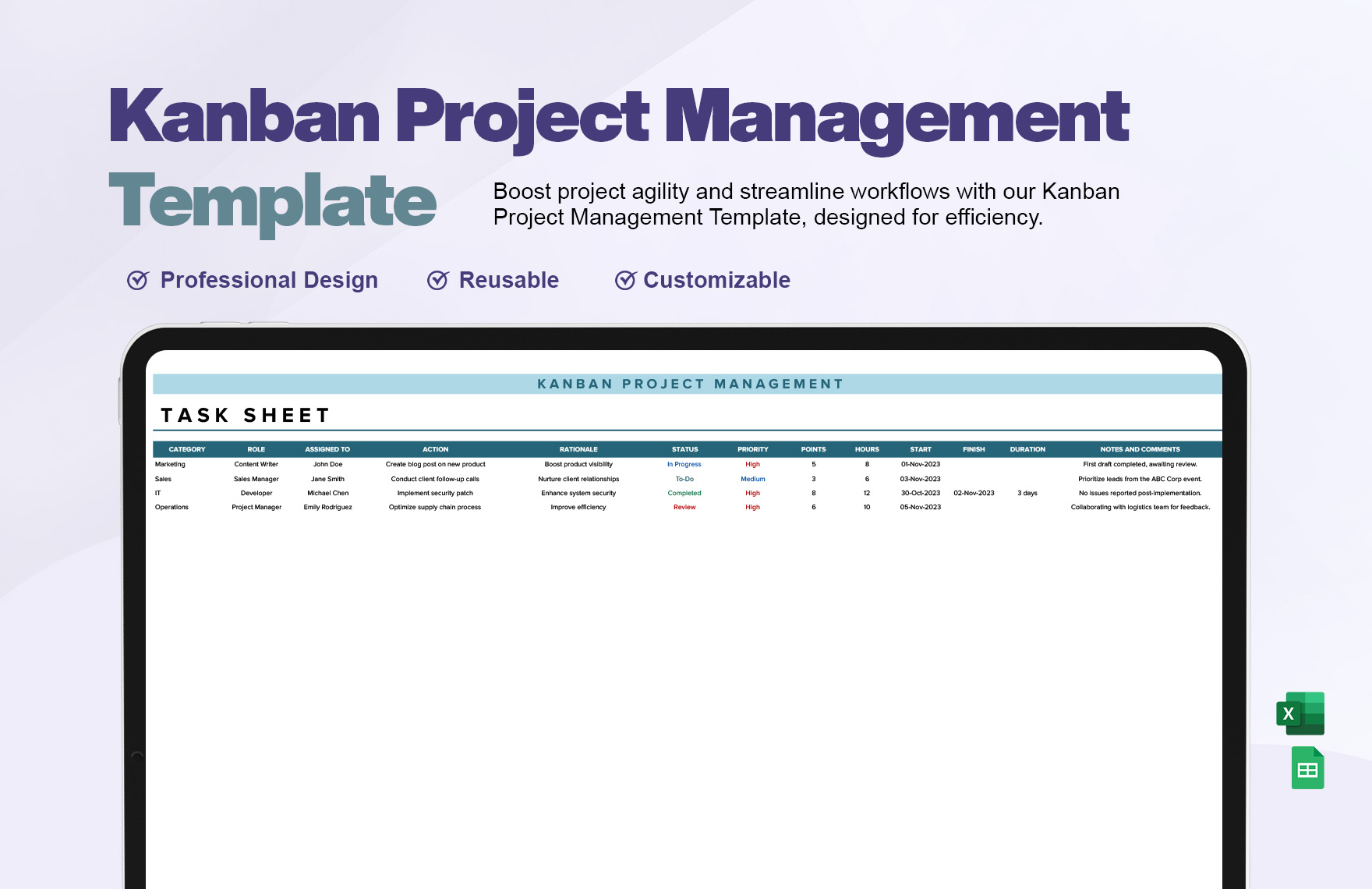 Kanban Project Management Template Kanban Project Management Template