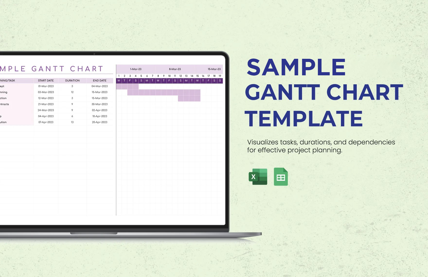 Sample Gantt Chart Template Sample Gantt Chart Template