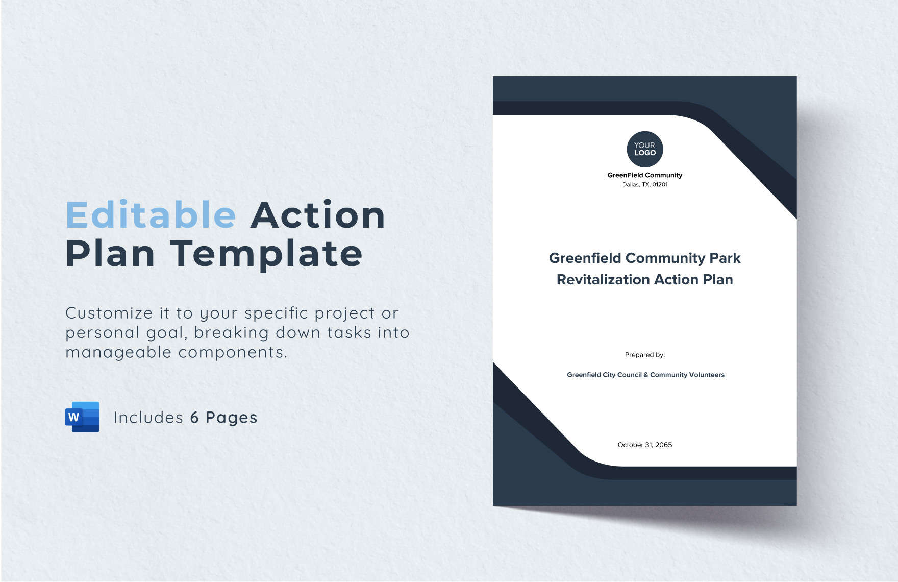 Editable Action Plan Template Editable Action Plan Template