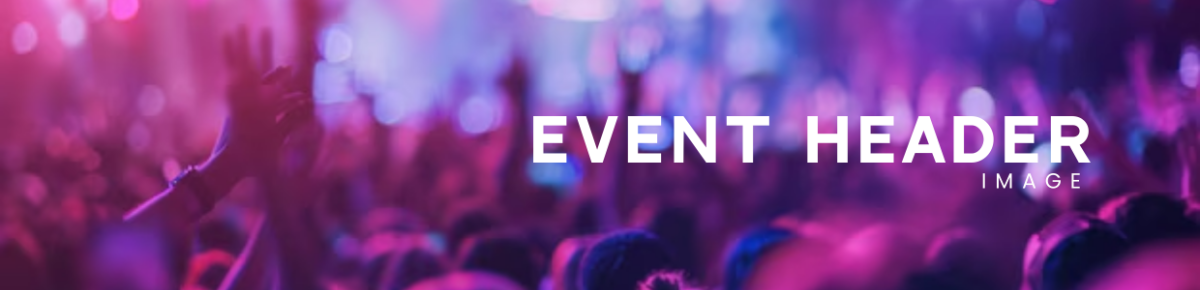 Event Header Image Template