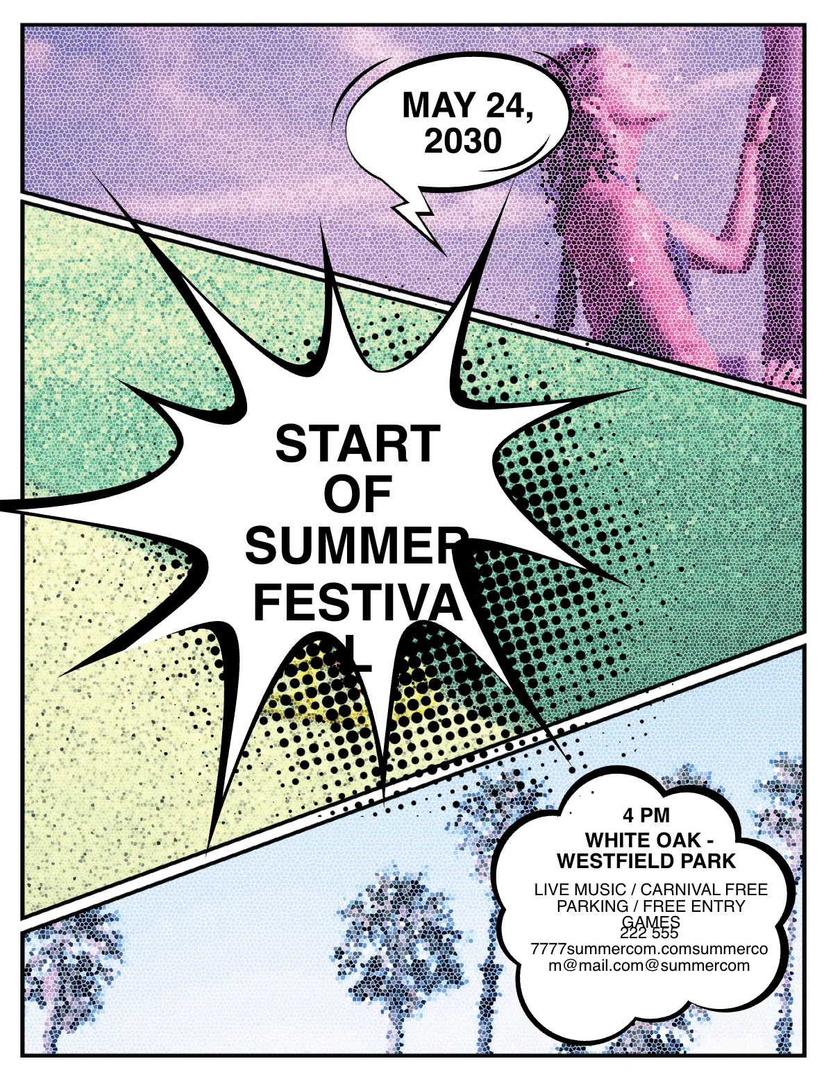 Free Comic Summer Flyer Template to Edit Online Free Comic Summer Flyer Template to Edit Online