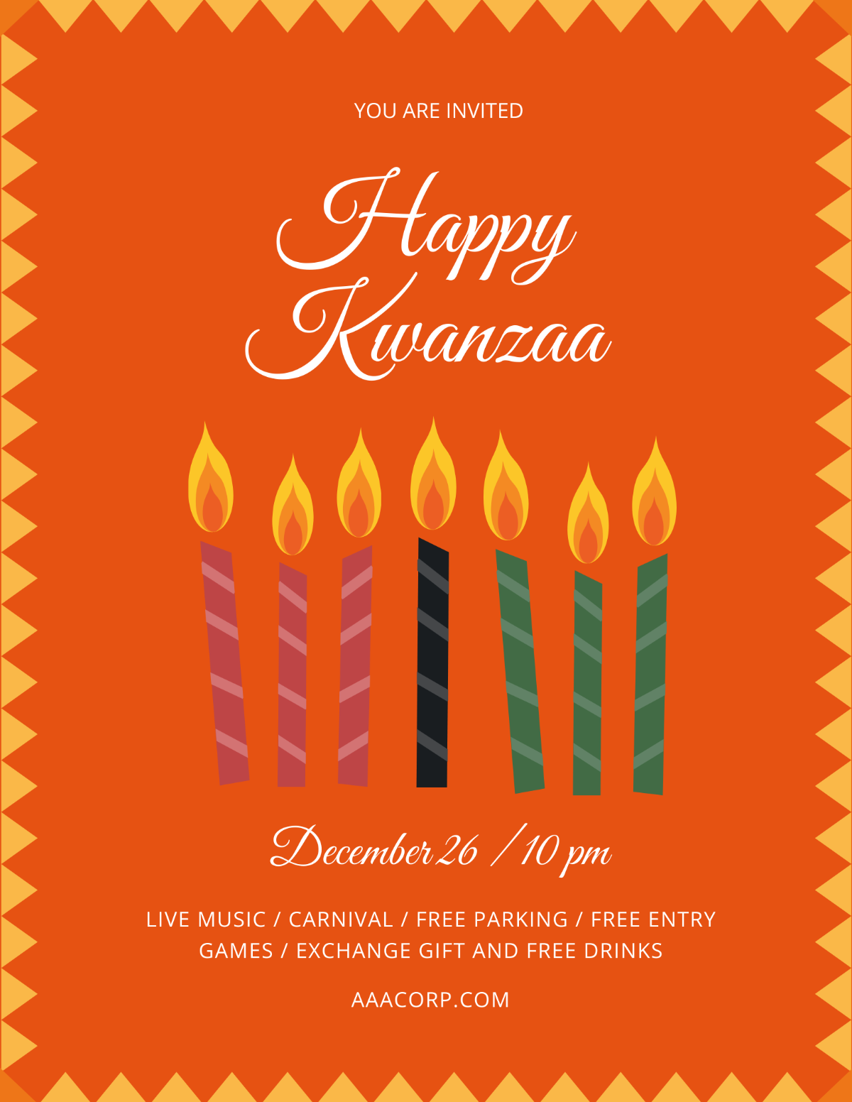 Free Kwanzaa Flyer Template to Edit Online Free Kwanzaa Flyer Template to Edit Online
