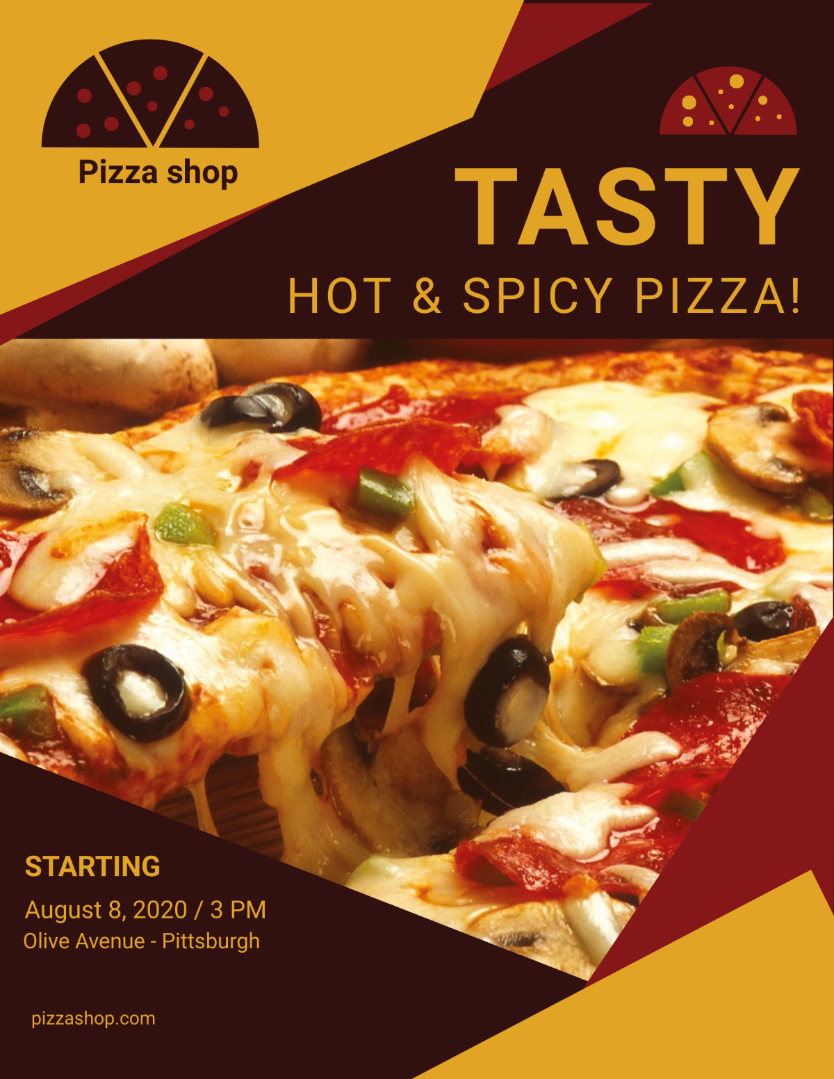 Free Pizza Sale Flyer Template to Edit Online Free Pizza Sale Flyer Template to Edit Online