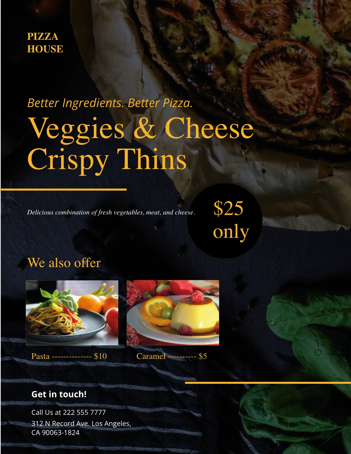 Free Pizza Flyer Template to Edit Online Free Pizza Flyer Template to Edit Online