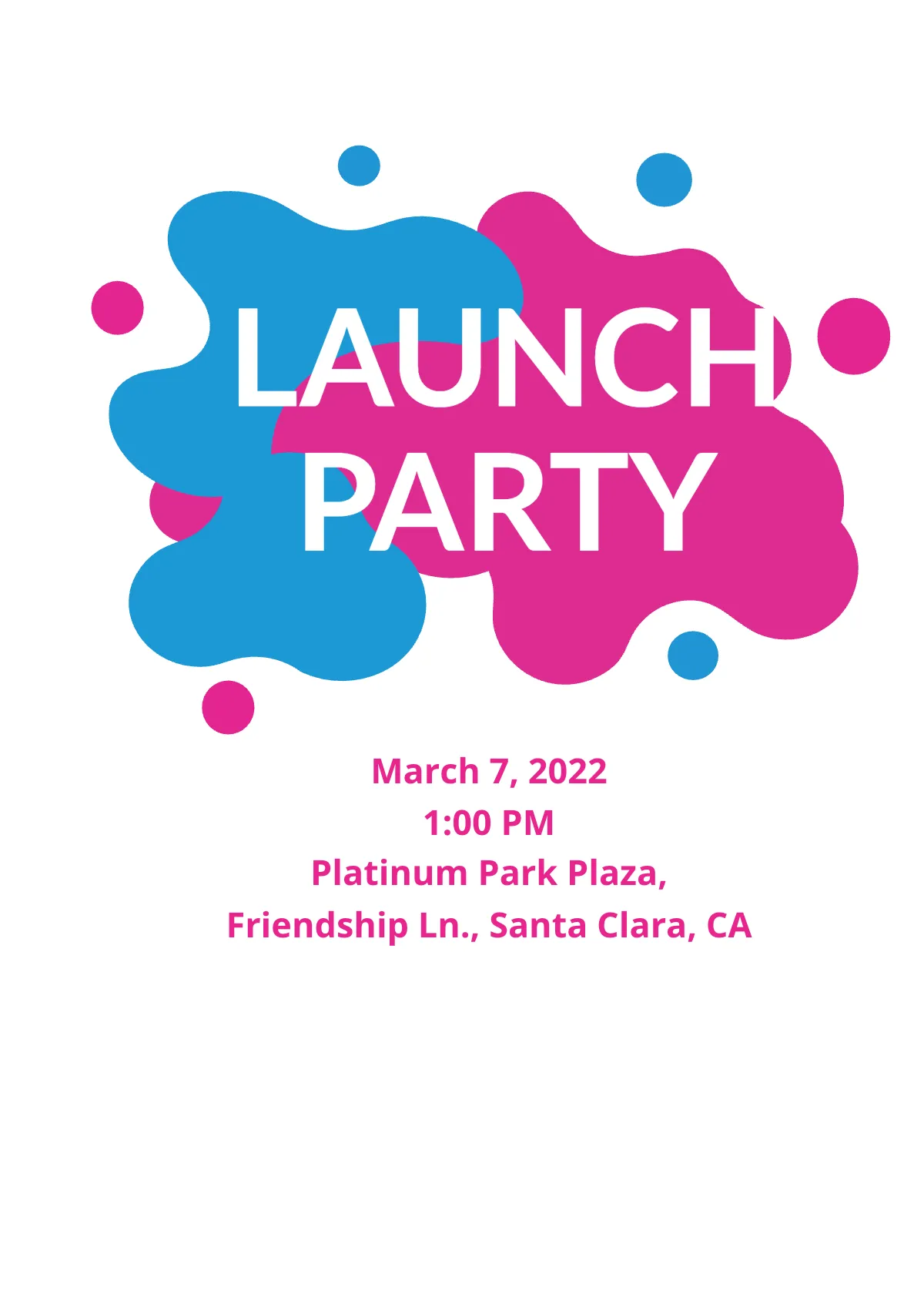 Event Planner Invitation Template