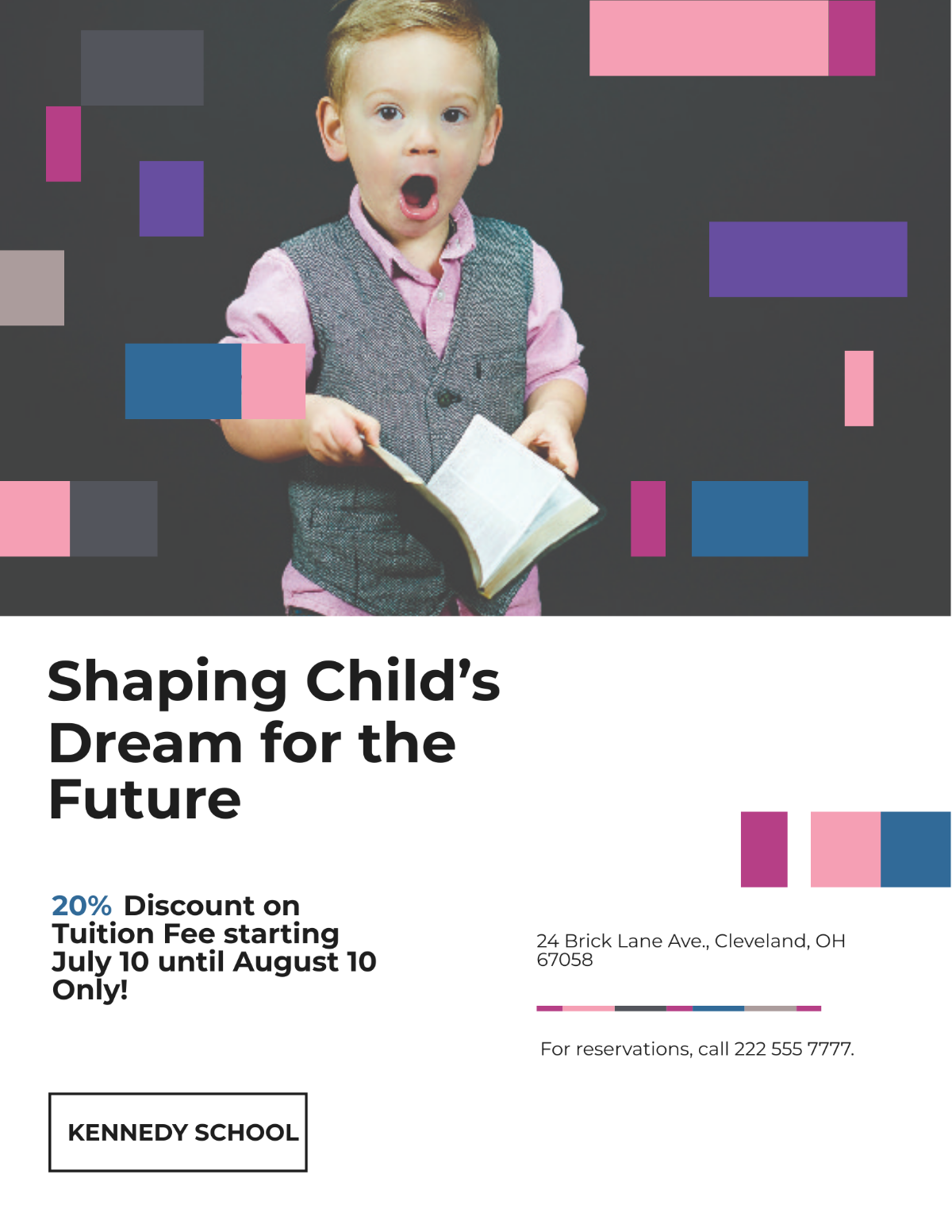 Free Preschool Promotional Flyer Template to Edit Online Free Preschool Promotional Flyer Template to Edit Online