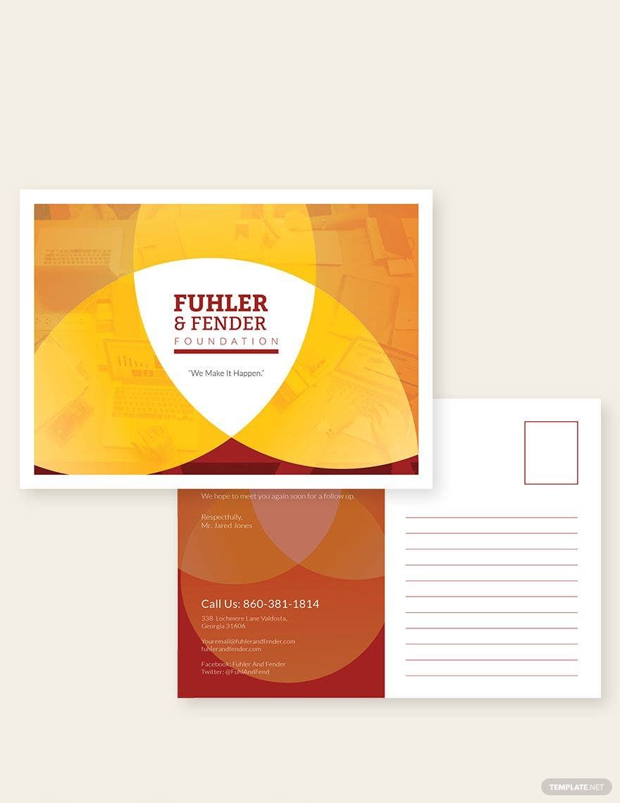 Business Advertising Postcard Template Business Advertising Postcard Template