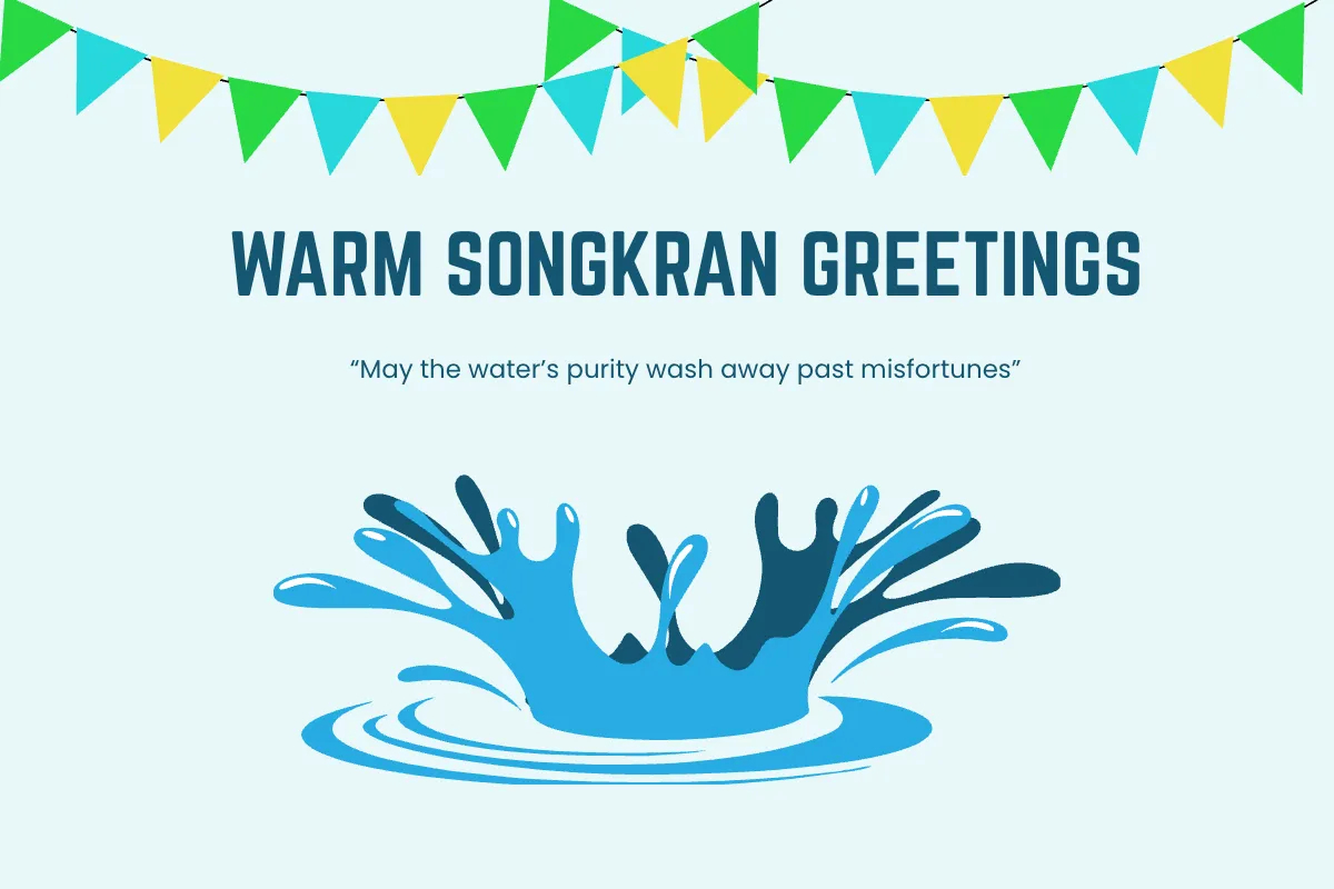 Free Songkran Post card Template to Edit Online Free Songkran Post card Template to Edit Online