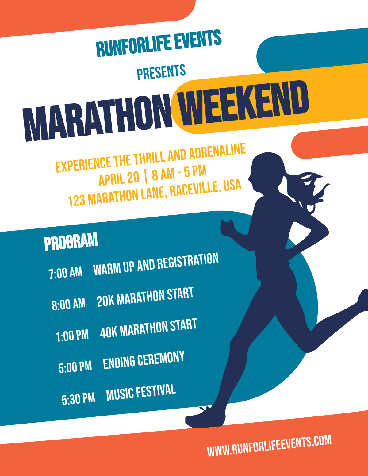 Free Marathon Program Template to Edit Online Free Marathon Program Template to Edit Online