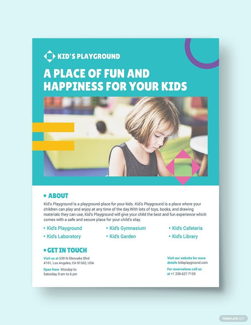 Play School Flyer Template in InDesign, Illustrator, Word, Pages, PSD, Publisher, Google Docs - Download | Template.net Play School Flyer Template in InDesign, Illustrator, Word, Pages, PSD, Publisher, Google Docs - Download | Template.net