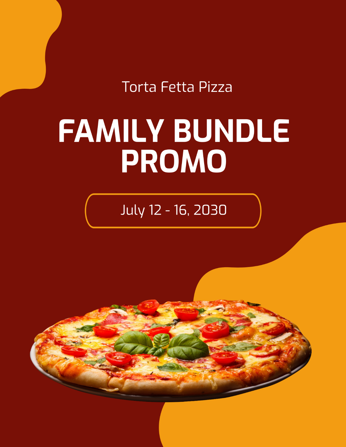 Free Pizza Promo Flyer Template to Edit Online Free Pizza Promo Flyer Template to Edit Online