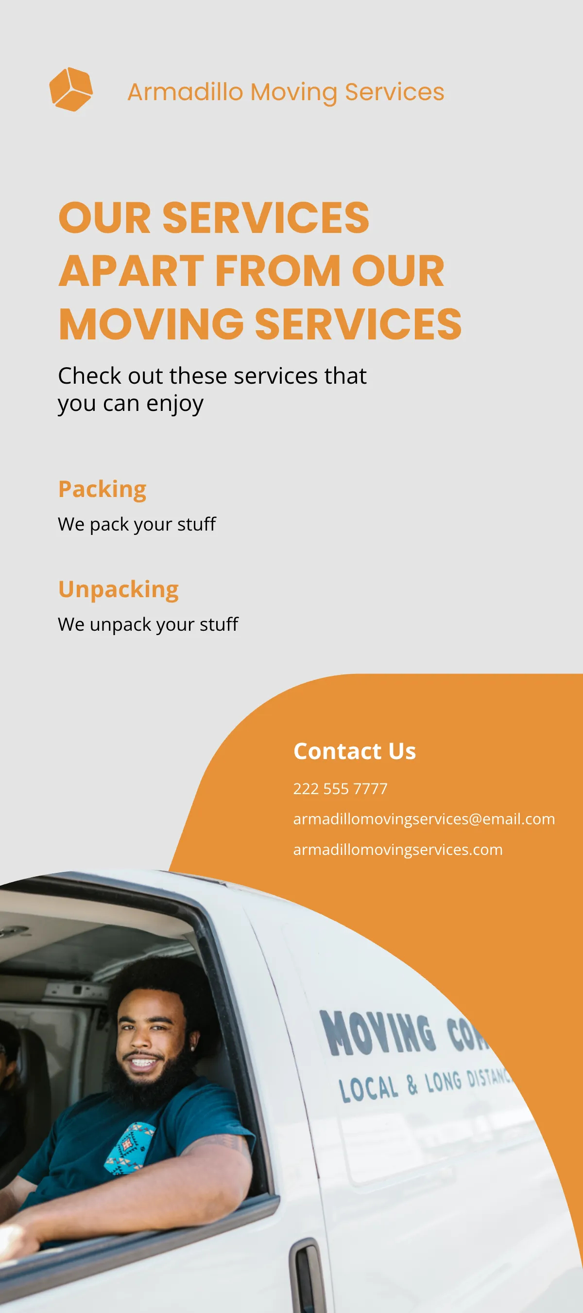 Free Sample Moving Company DL Card Template to Edit Online Free Sample Moving Company DL Card Template to Edit Online