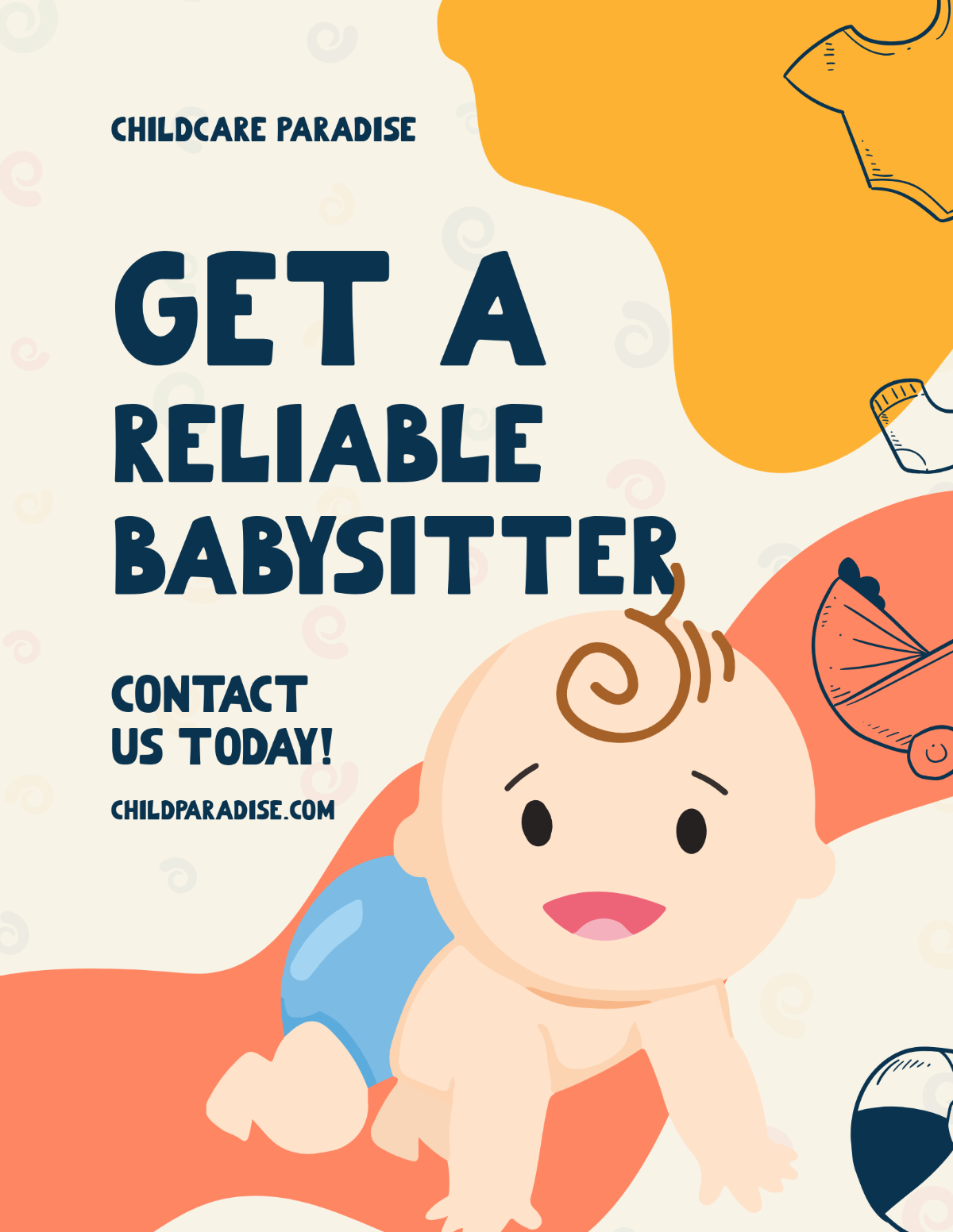 Free Summer Babysitting Flyer Template to Edit Online Free Summer Babysitting Flyer Template to Edit Online