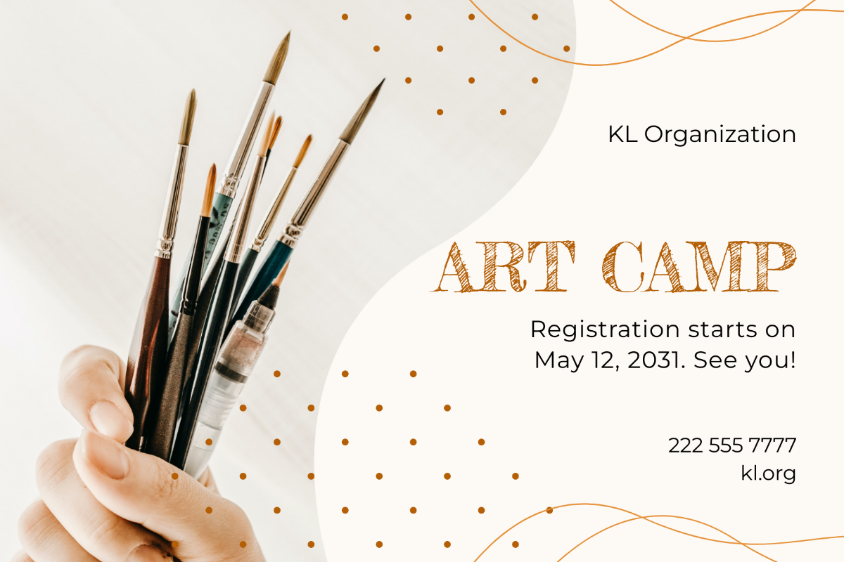 Free Art Camp Postcard Template to Edit Online Free Art Camp Postcard Template to Edit Online