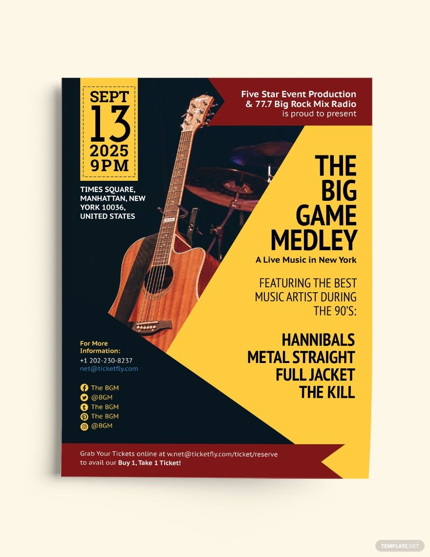 Acoustic Event Flyer Template in InDesign, Illustrator, Word, PSD, Pages, Publisher, Google Docs - Download | Template.net Acoustic Event Flyer Template in InDesign, Illustrator, Word, PSD, Pages, Publisher, Google Docs - Download | Template.net