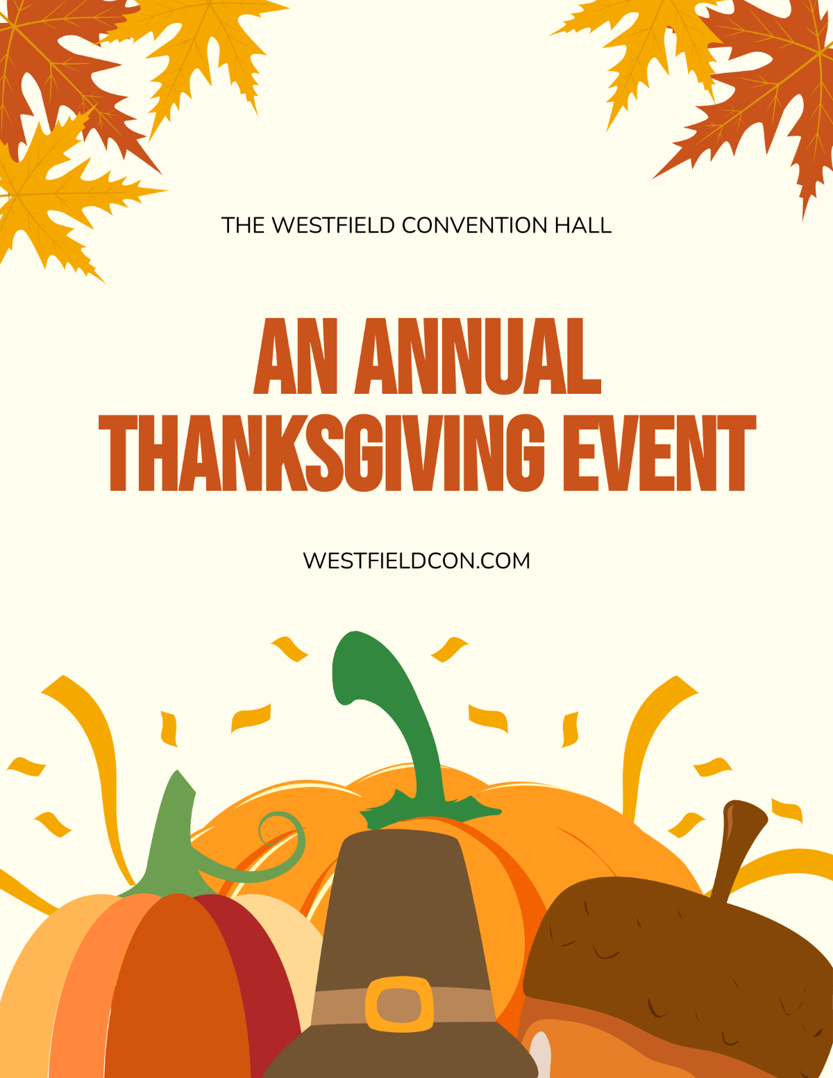 Free Thanksgiving Event Flyer Template to Edit Online Free Thanksgiving Event Flyer Template to Edit Online