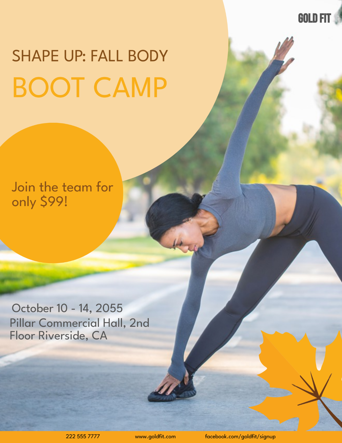 Free Fall Boot Camp Flyer Template to Edit Online Free Fall Boot Camp Flyer Template to Edit Online