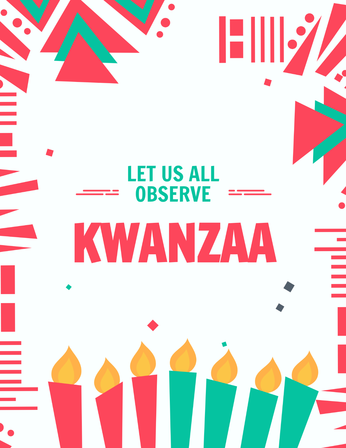 Free Modern Kwanzaa Flyer Template to Edit Online Free Modern Kwanzaa Flyer Template to Edit Online