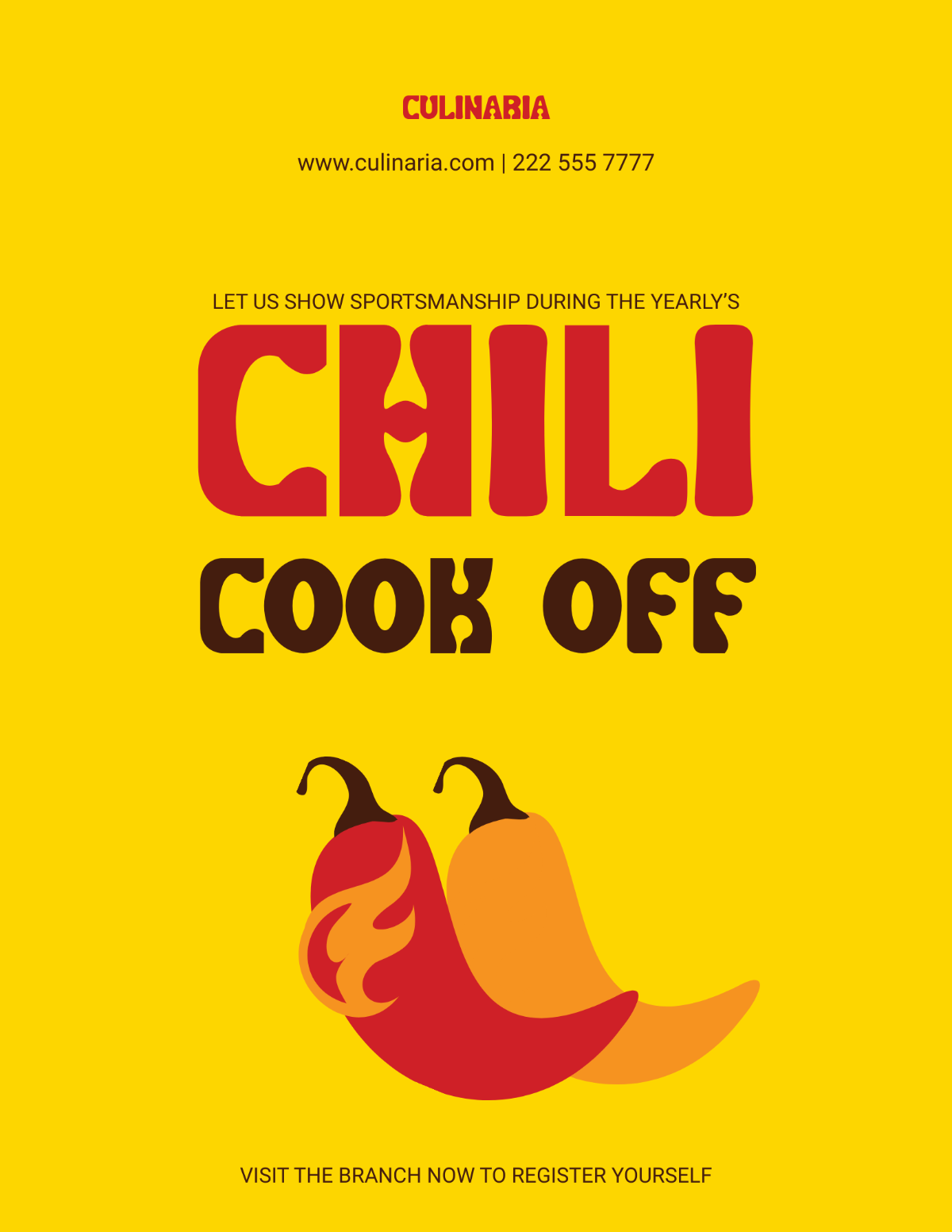 Free Chili Cookoff Competition Flyer Template to Edit Online Free Chili Cookoff Competition Flyer Template to Edit Online