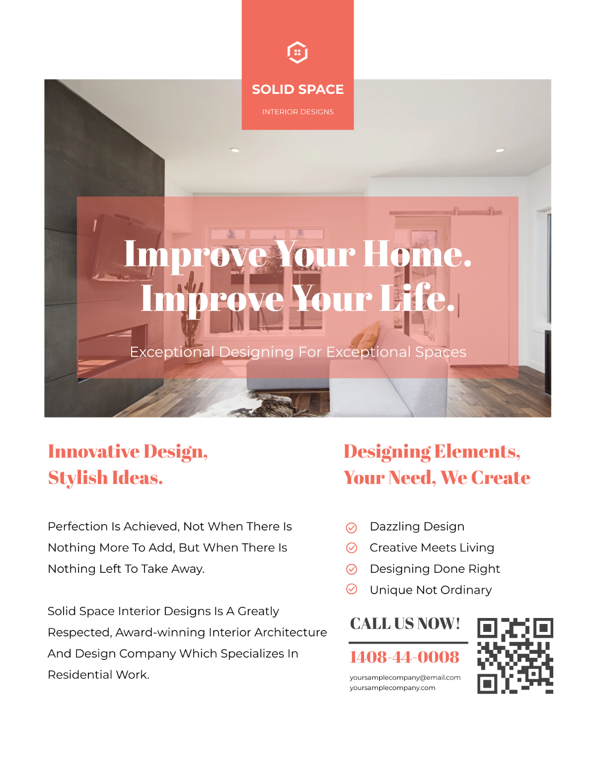 Free Interior Design Consultancy Flyer Template to Edit Online Free Interior Design Consultancy Flyer Template to Edit Online