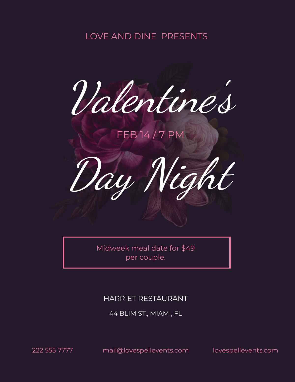 Free Valentines Flyer Template to Edit Online Free Valentines Flyer Template to Edit Online
