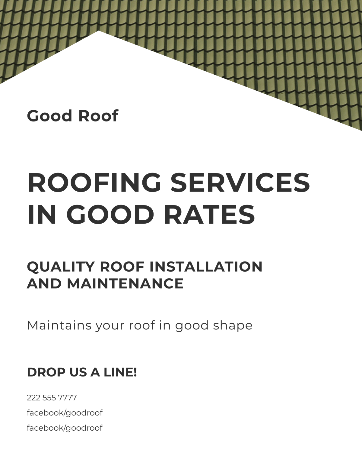 Free Roofing Contractor Flyer Template to Edit Online Free Roofing Contractor Flyer Template to Edit Online