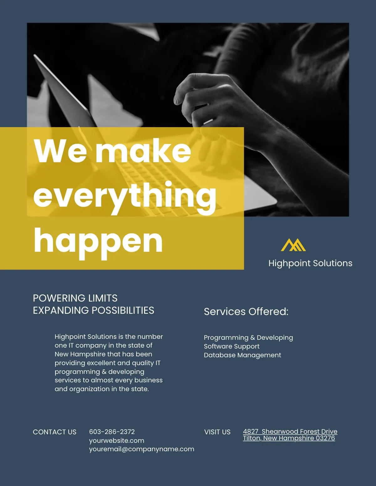 Free IT Promotion Flyer Template to Edit Online Free IT Promotion Flyer Template to Edit Online