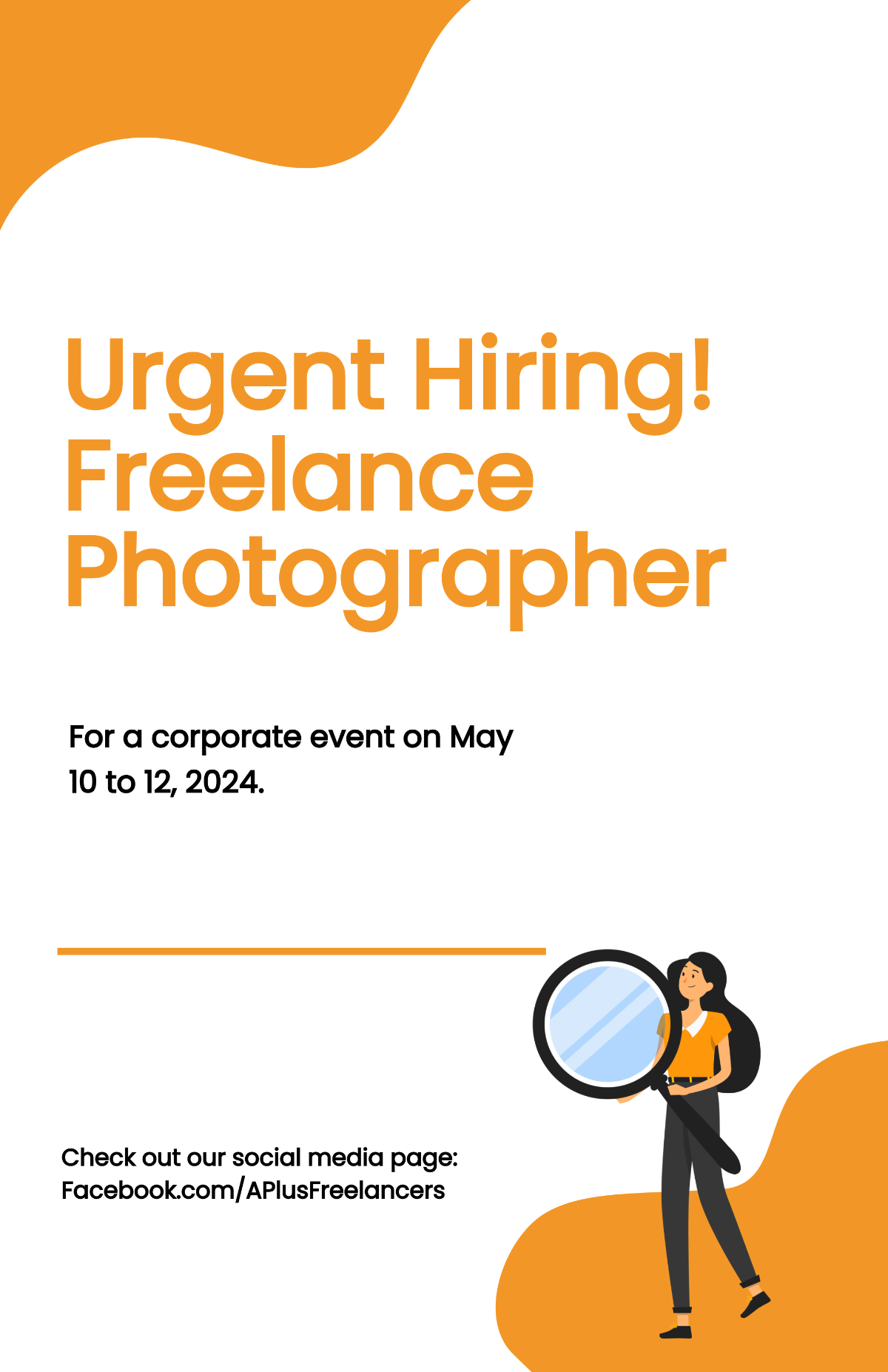Free Freelance Job Poster Template to Edit Online Free Freelance Job Poster Template to Edit Online