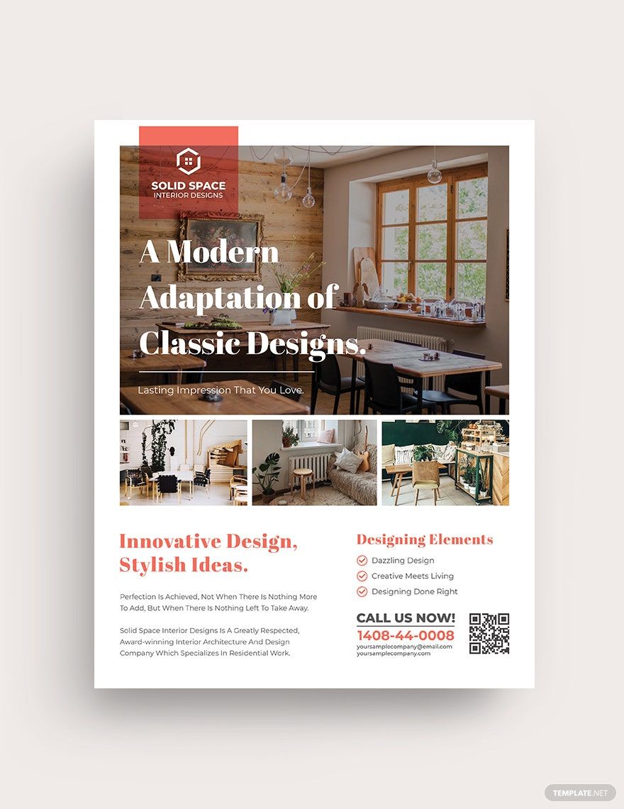 Bohemian Theme Interior Flyer Template in Publisher, Pages, Illustrator, Word, PSD, InDesign, Google Docs - Download | Template.net Bohemian Theme Interior Flyer Template in Publisher, Pages, Illustrator, Word, PSD, InDesign, Google Docs - Download | Template.net