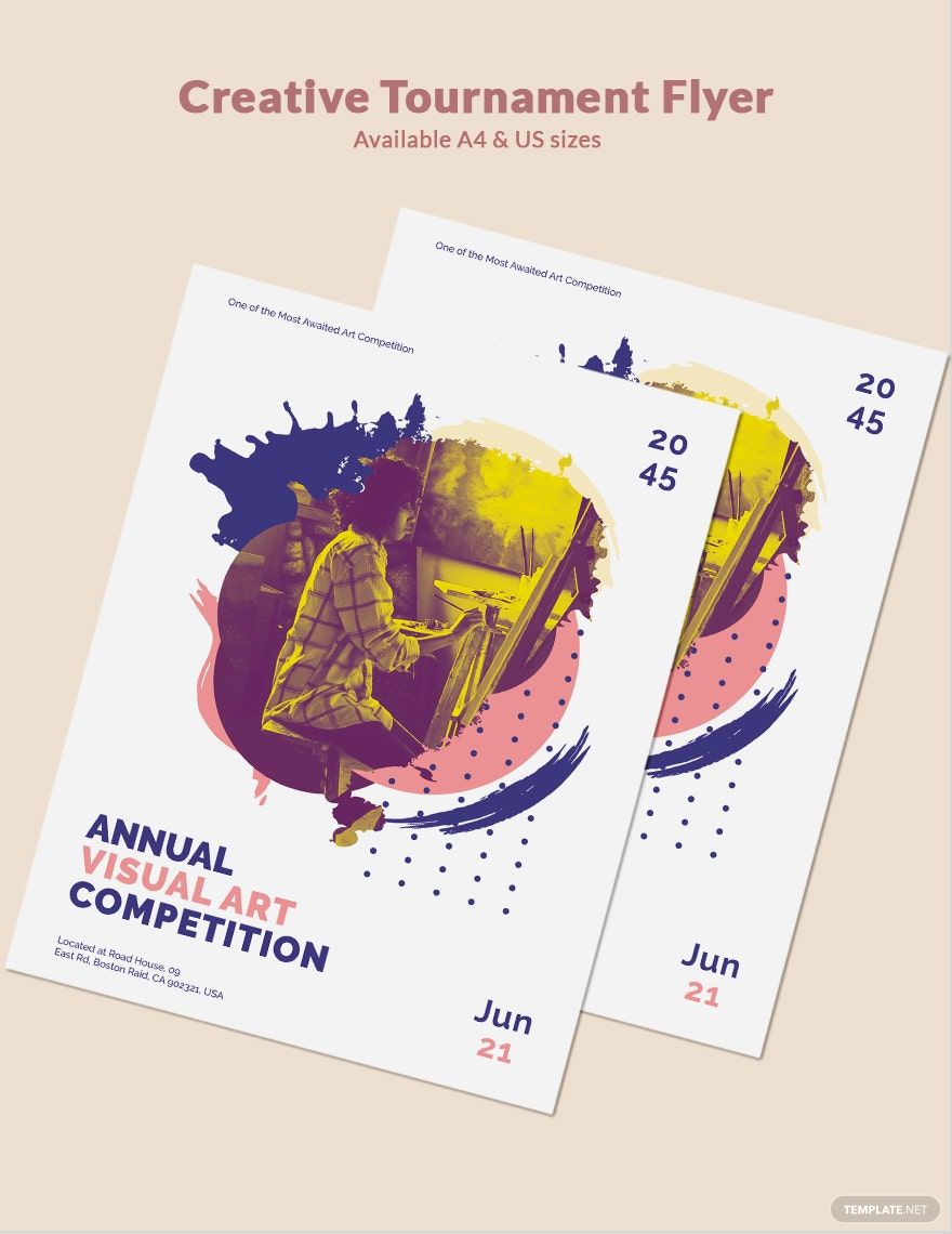 Creative Tournament Flyer Template Creative Tournament Flyer Template