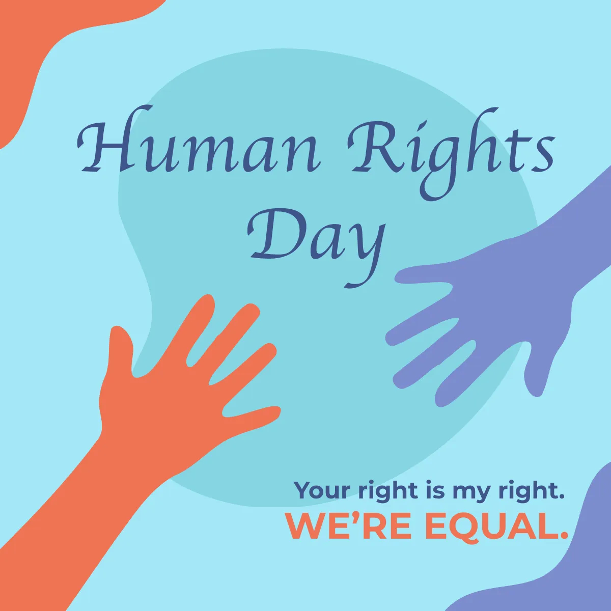 Free Human Rights Day Poster Vector Template to Edit Online Free Human Rights Day Poster Vector Template to Edit Online